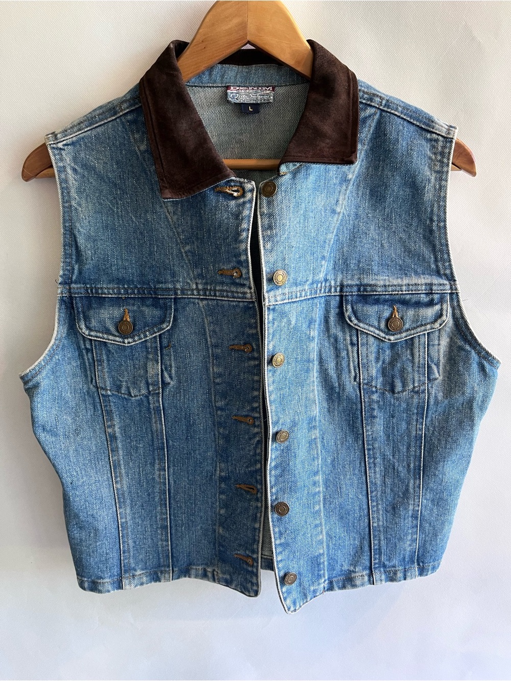 Vintage Denim Vest 90’s Jean Vest
